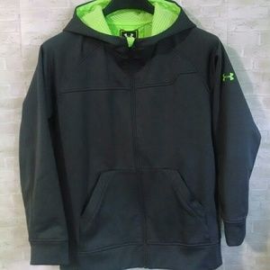 Under Armour Storm dark gray youth lined jacket coat